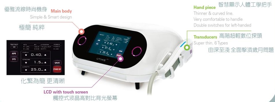 Utims沃緹音波拉-機器圖