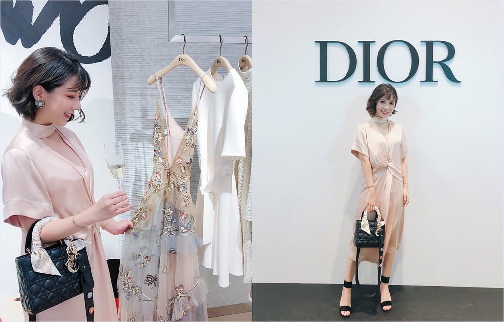 做完JetPeel潔皮紅地毯療程沒多久 參加了Dior開幕活動
