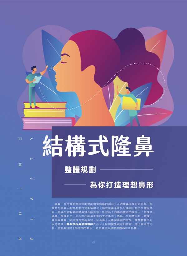 結構式隆鼻，整體規劃為你打造理想鼻形