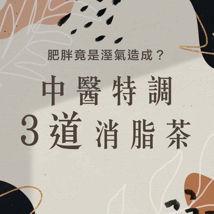 肥胖竟是溼氣造成？中醫特調3道消脂茶有效消脂