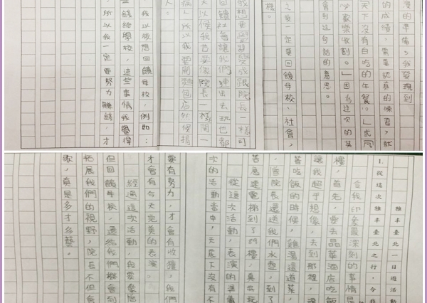 大楊國小感言