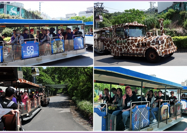 樂山院生搭遊園車